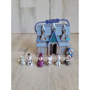 Frozen mini castle play toy Olaf variety disney figure